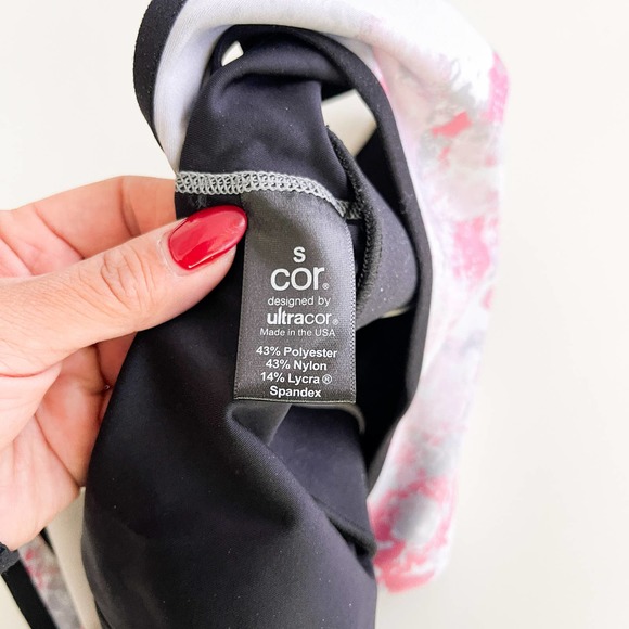 NWT Ultracor Nordstrom (S) Chameleon Scoop Neck Bra Zinnia Gray Pink - Picture 6 of 7